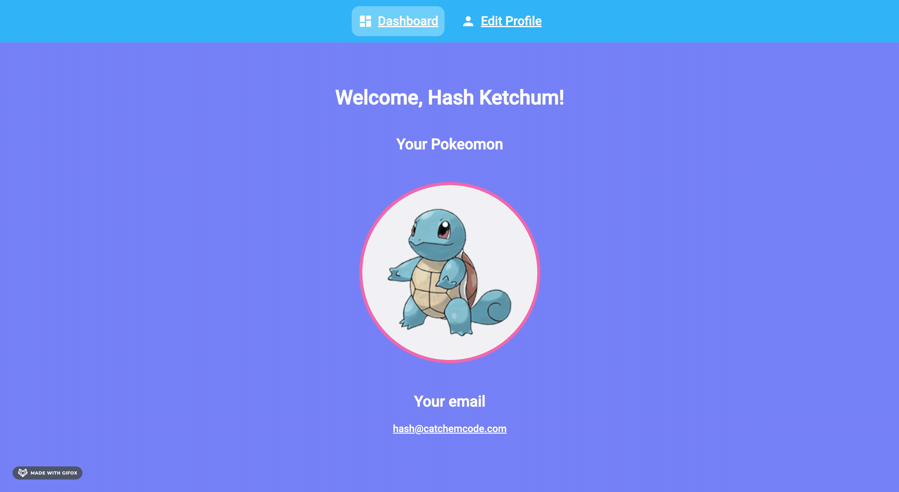 Pokemon Dashboard App